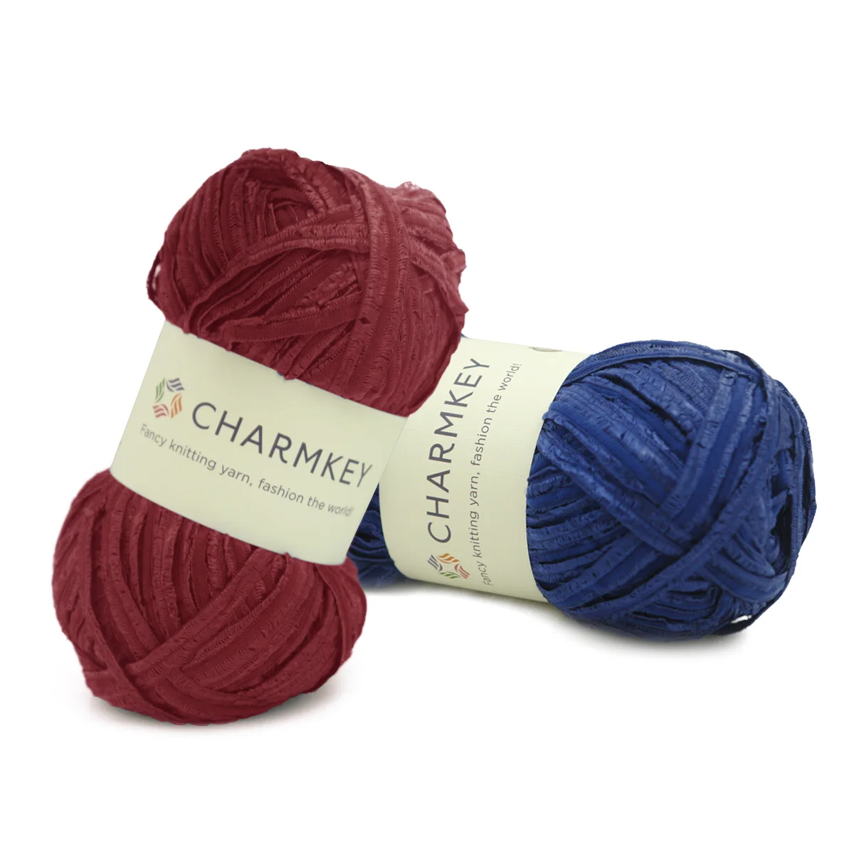 
 Charmkey Новинка, популярная нейлоновая вискоза, самая дешевая вязаная пряжа fanci  