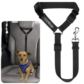 MESOROCK Telescopic Reflective Car Harness Travel Pet Belt Explosion Dog Car Safety Buffer Cat Seat Belt Leash Dog Chain