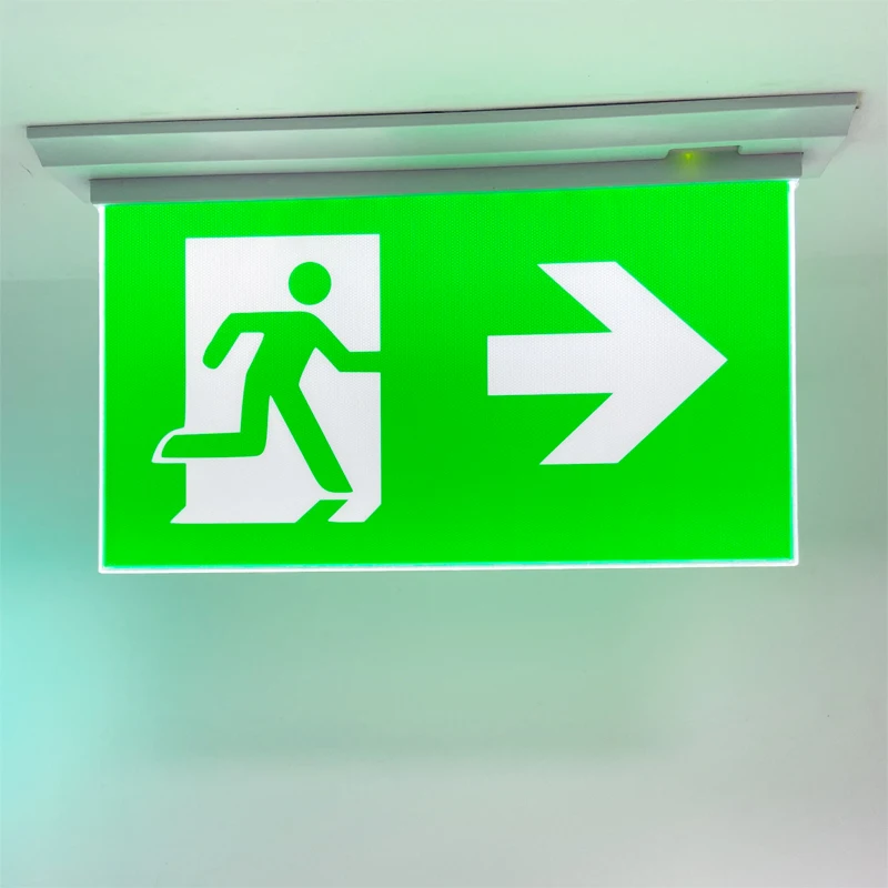 Emergency LED Exit Sign Light Ceiling Mounted Exit Light Coal Mining Explosion Proof Exit Light with High Quality
