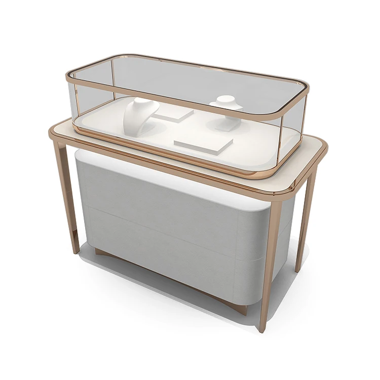 New Design Wrist Watch Showcase Table And Jewelry Display Counter For Jewelry Gemstone Mall