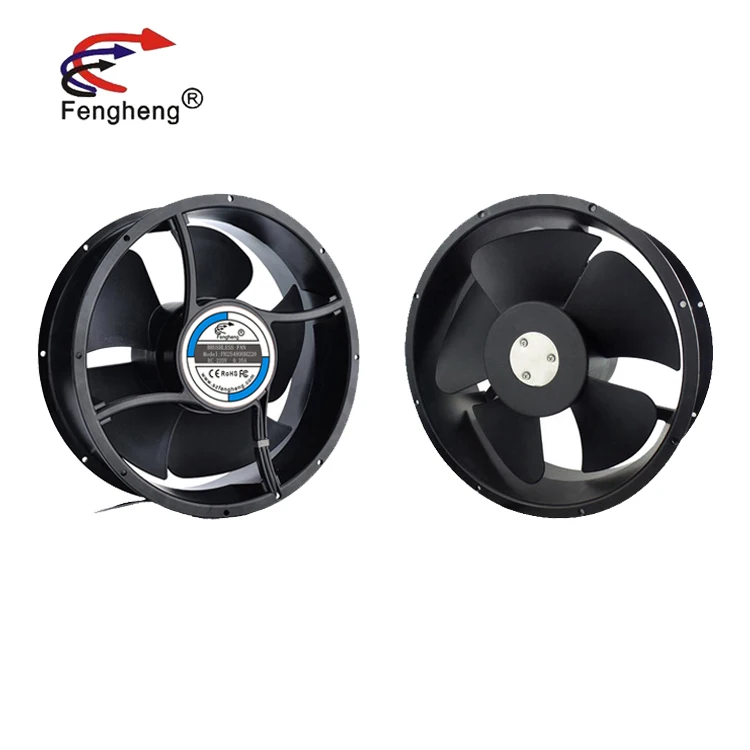 High CFM Industrial Exhaust Fan 7 Blades 25489 110V 220V AC Motor Ball Bearing Cooling Fan