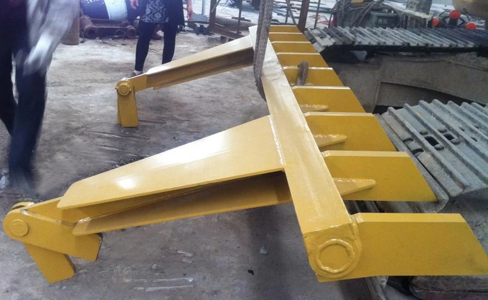 Newly design excavator wear-resistant 100-2500mm width dozer root rake