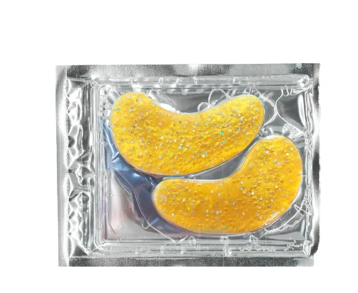 Hot Selling Star Glitter Hydrogel Collagen Eye Mask Anti-Wrinkle Seaweed Sheet for Dry Skin Reduces Dark Circles under Eye