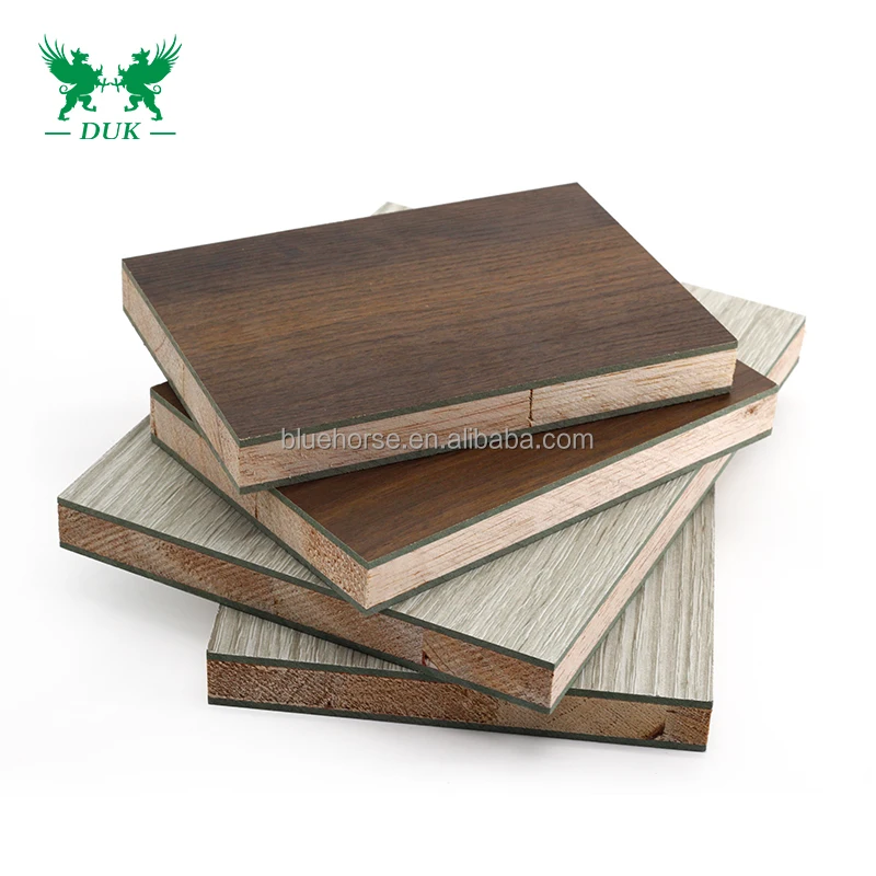 18mm Melamine Block Board Wood Grain Melamine Block Board