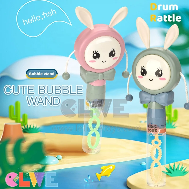 Hand Bell Ring Musical Shaker Baby Rattles Cartoon Hand Bells rattle-Drum Toys Educational Toys rattle drum bubble wand