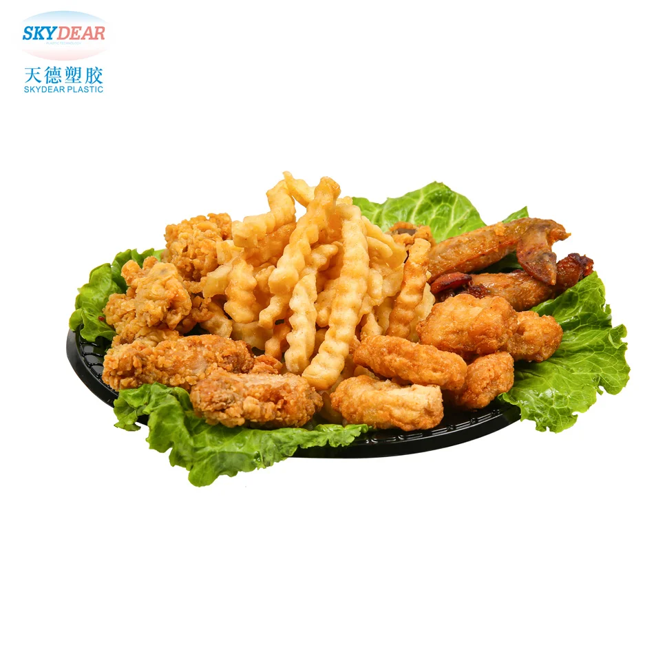 Custom Cheap Reusable Hard White Disposable Plastic Plate Set For Indoor And Outdoor Use