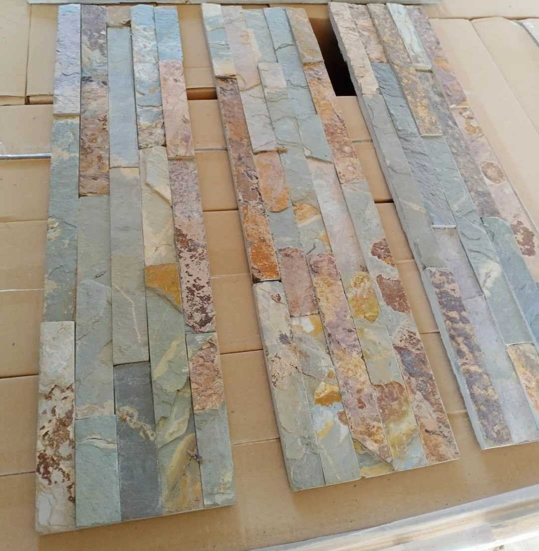 China Factory Supply Natural Rusty Slate Stone