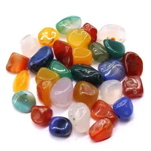 Natural  Mixed  loose gemstone agate crystals healing Tumbled gravel stones  for home decoration  fish tank  flowerpot landscape
