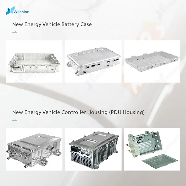 OEM Aluminium Machining Parts New Energy Vehicle Cnc Controller Car Electric Vehicle Spare Parts Aluminium Housing