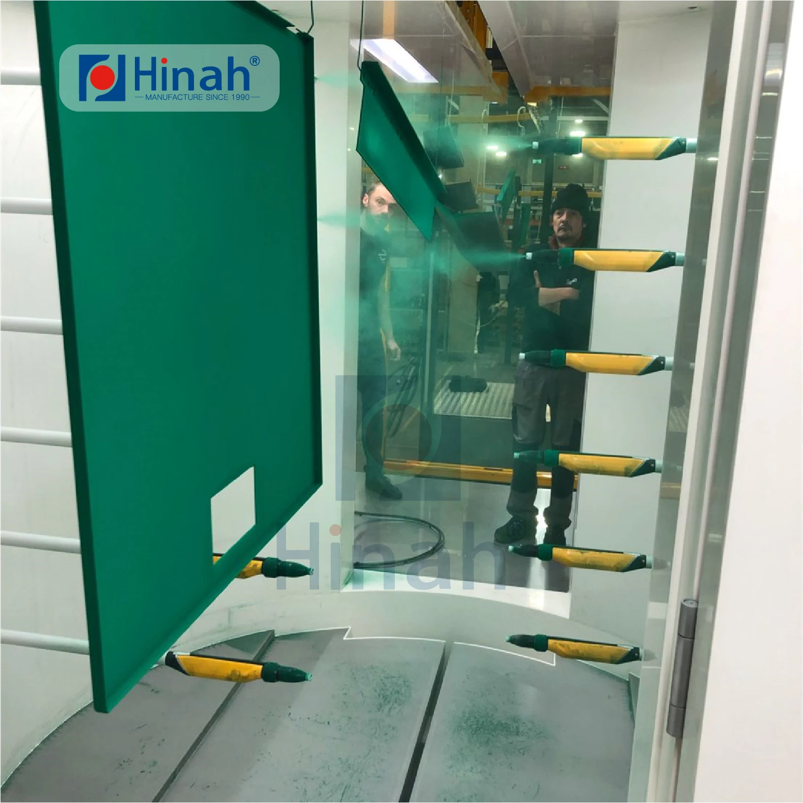 Fully automatic aluminium profiles window  powder coating machine