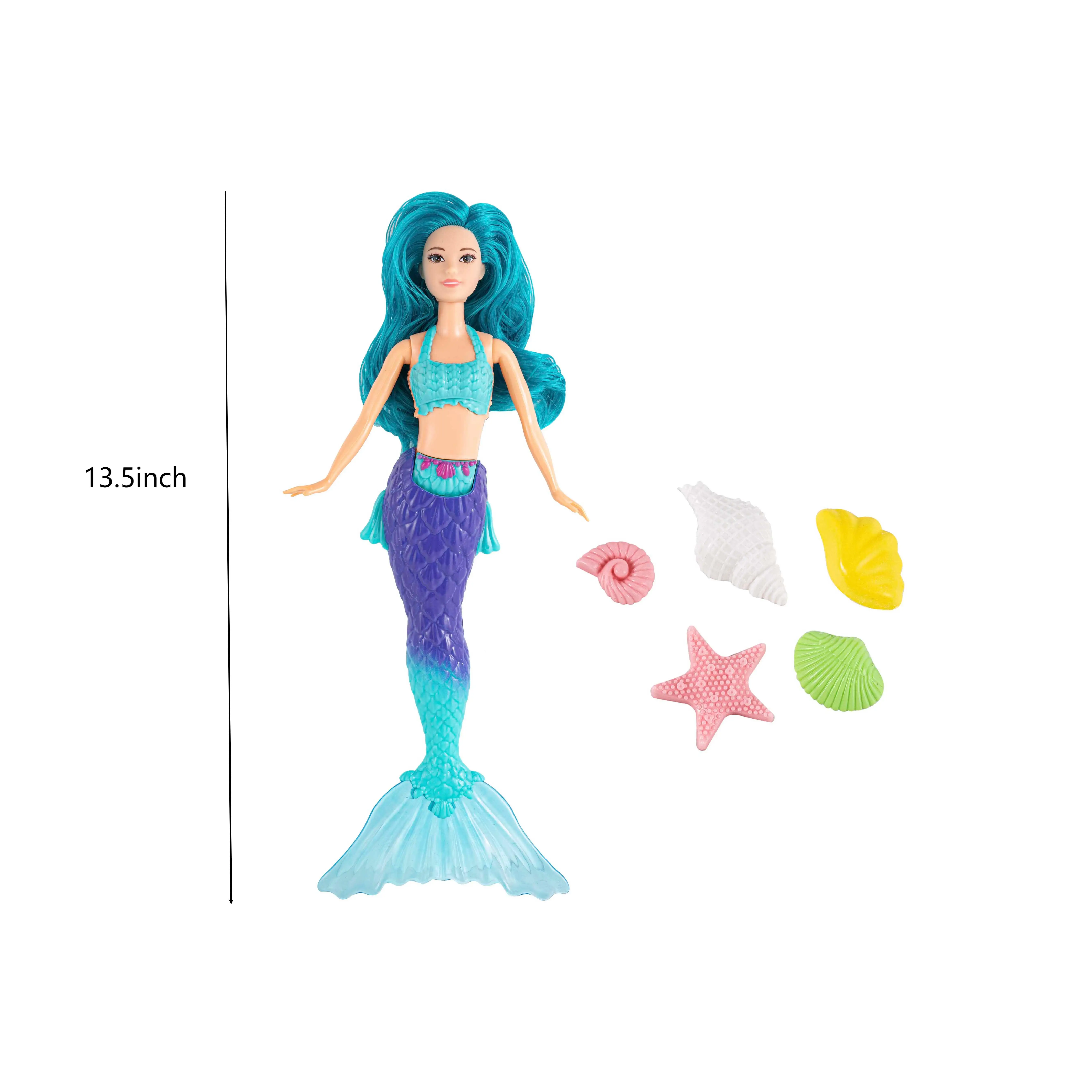 Wholesale 13.5 Inch Flower Fairy Babi Princess Barbi Doll with Starfish Accessories Girls Toys
