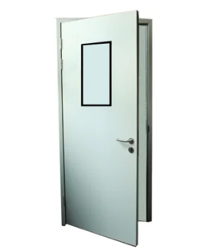 Aluminum swing doors for hospital lab pharmaceutical dust-proof hospital operating room door