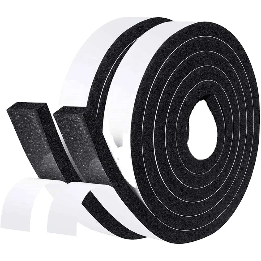 High Quality Foam Tape Doors and Windows Insulation Self Adhesive Foam EVA Material Sealing Strips