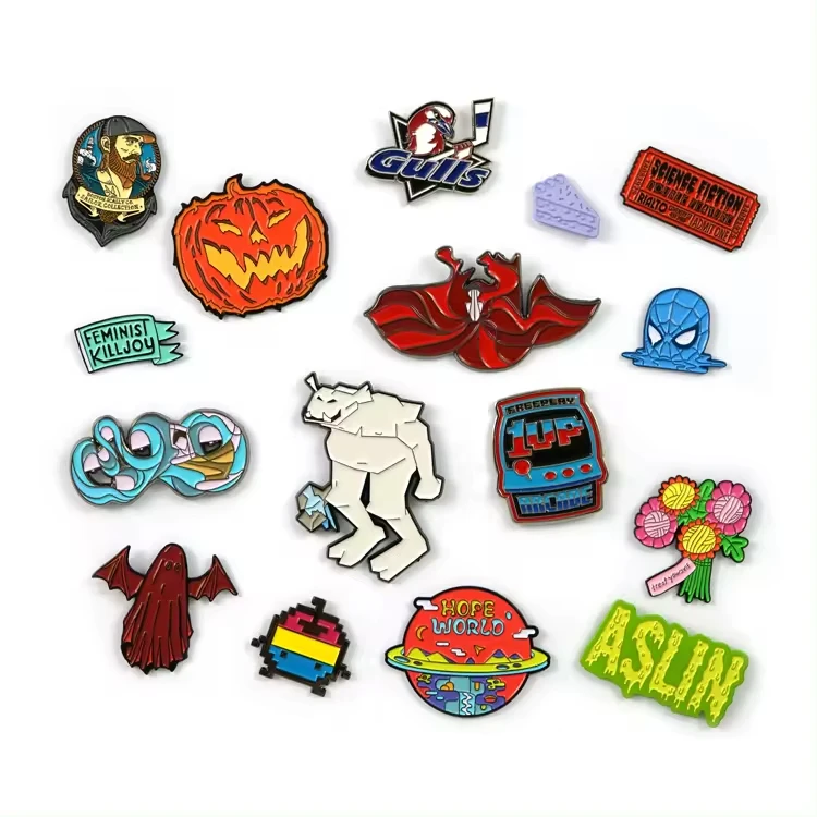 Wholesale Cartoon Car Customized Clothes Brooch Pin Custom Metal Lapel Enamel Pin Badge Products