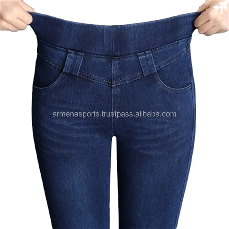
Pro Quality Best Material Simple design Women Denim Pants 