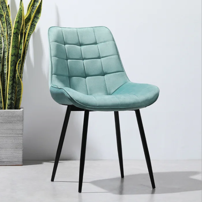 Italian Modern Upholstered Velvet Dining Chair