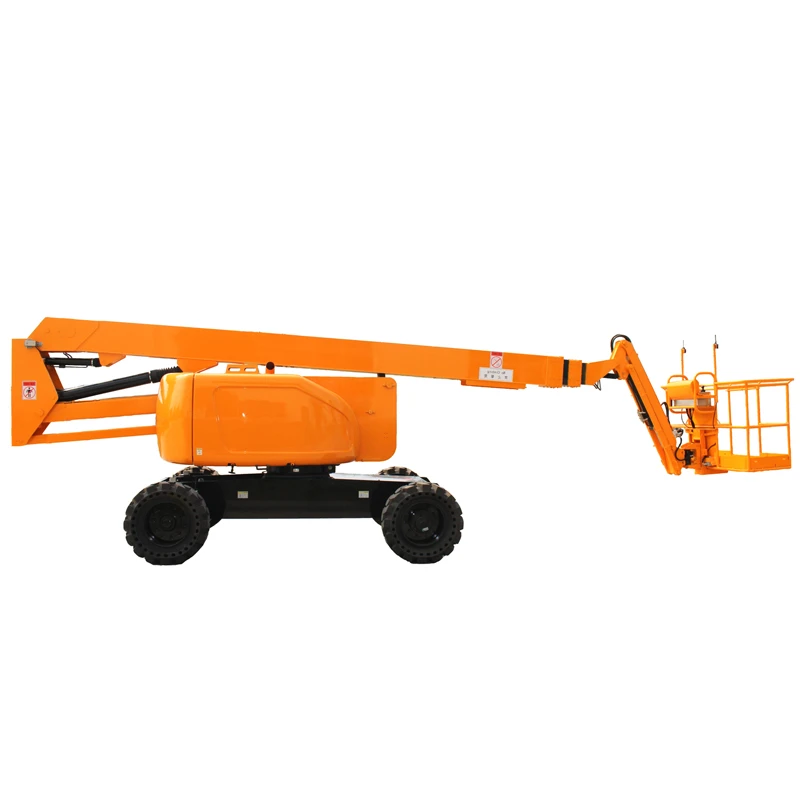 Smart Towable Articulated Boom Lift with Hybrid Power for Sustainable Lifting