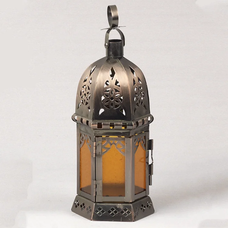  New style Antique Wedding favor moroccan lantern hanging lamp metal candle