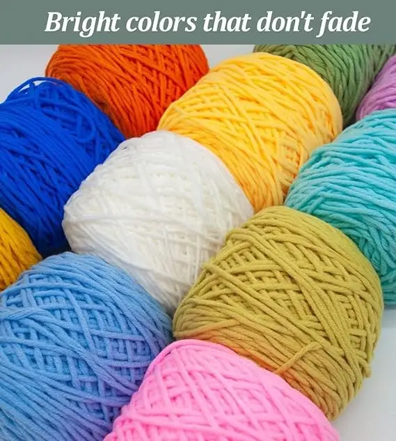 Пряжа ручной работы 2ply/4ply/6ply шерстяная плетеная пряжа 90 цветов 200 г/500 г/1 кг шарик для ворса