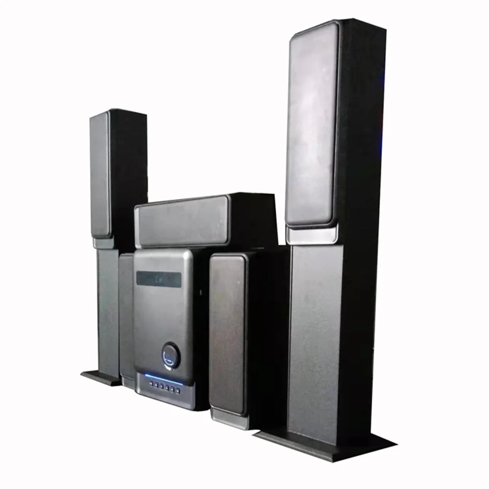 Hot Sell Wireless Home Theater Speaker Surround Sound System BT Usb Aux Fm Radio Subwoofer 5.1 Speaker