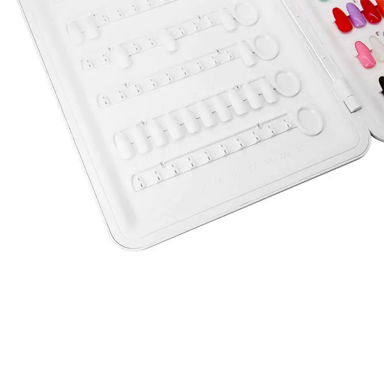 Nail Color Display Book Nail color swatch chart Display Book for nail salon Showing
