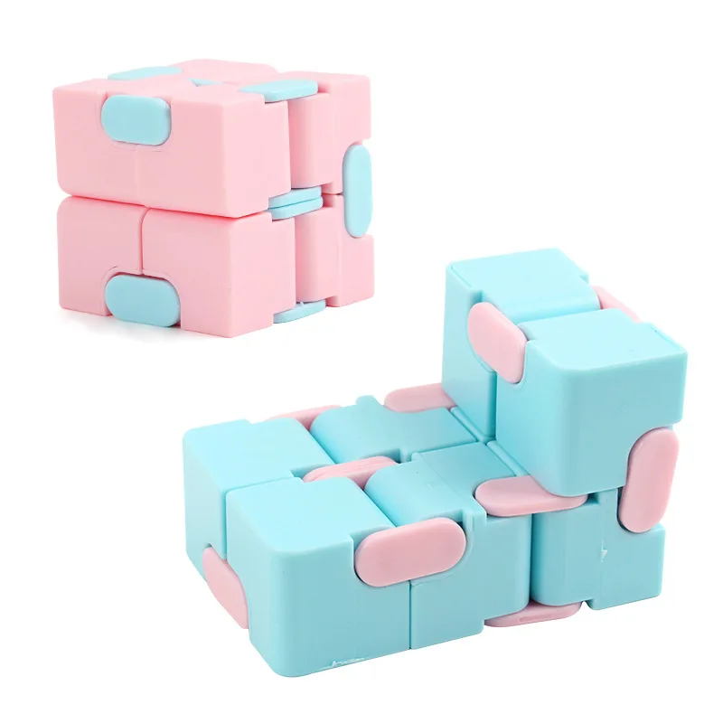Decompression And Killing Time Sensory Toy Cute Cube Fidgeting Game Puzzle Finger Toy Infinite Cube