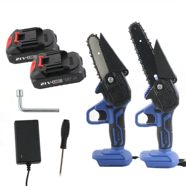 Wholesale Hand Operated Mini Chainsaw 18V 4Inch Portable Electric Chain Saw Power Cordless Branch Cutting Tools