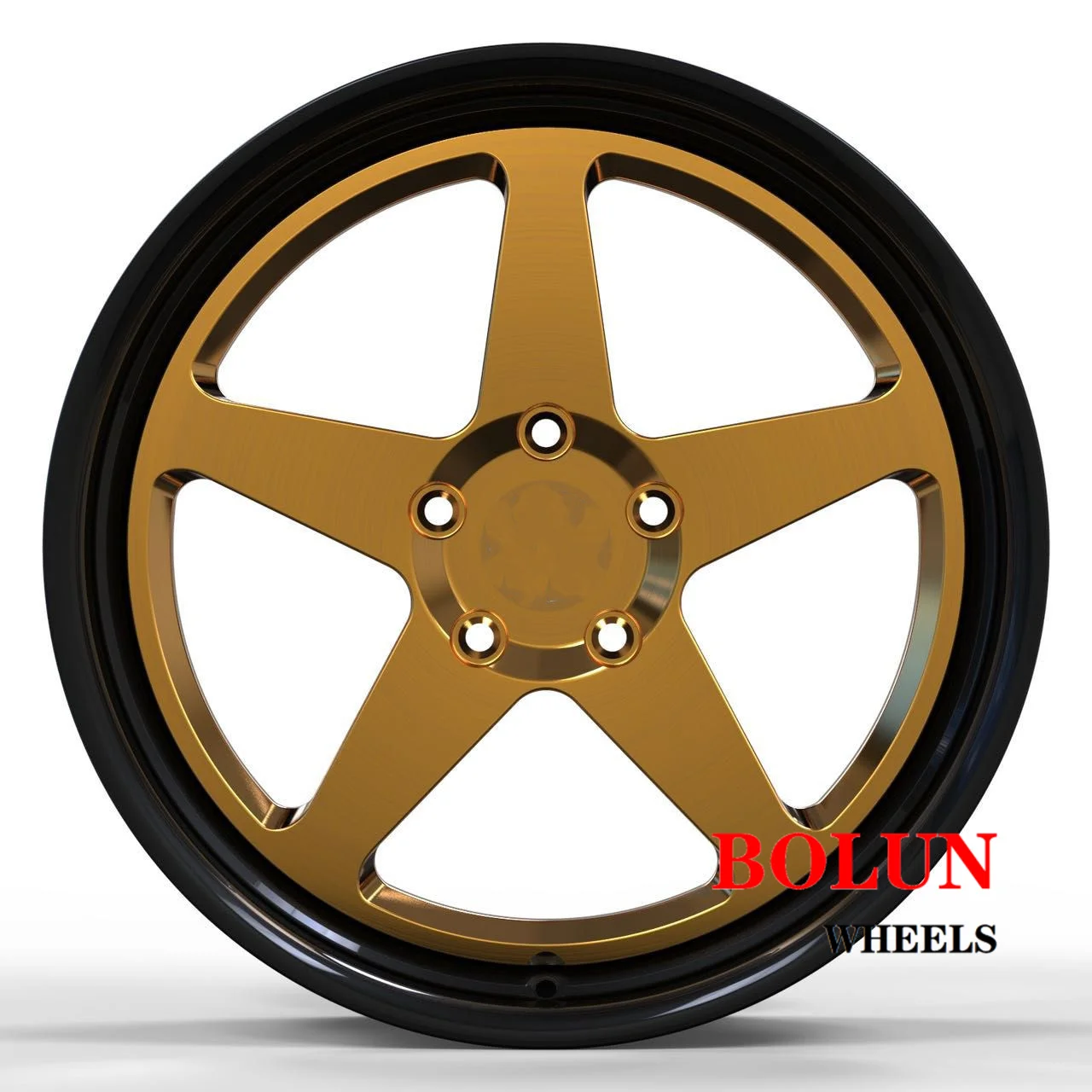 2-Piece Forged Wheels in Deep Dish Style 100% Customized Luxury 2 Piece Forged aluminum Alloy Forged Racing Cars wheels