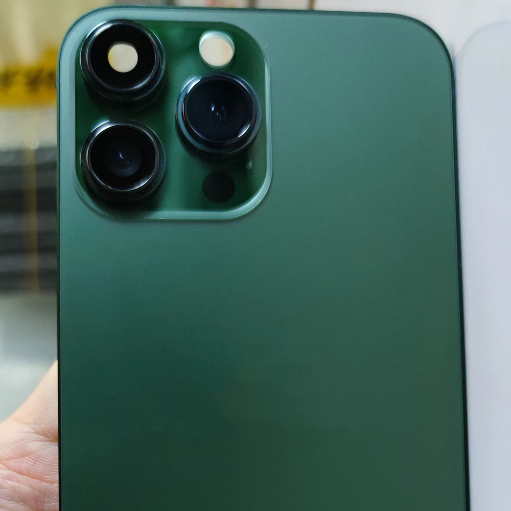 Back Cover XR to 13 14Pro Housing with Logo for iPhone Xr  Convert to 13pro 13 14 pro max  iphone xr to 13 pro housing