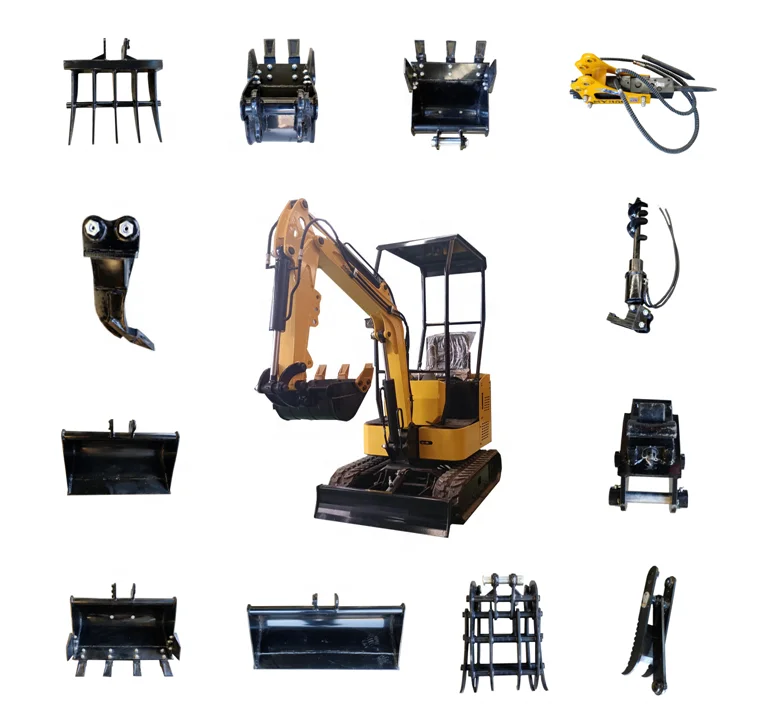 small Excavator accessories can be configured freely  Hydraulic Excavator