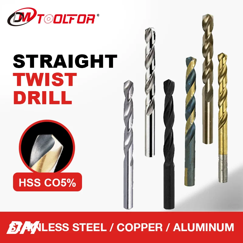 DIN340 hss long twist drill bit for drilling metal