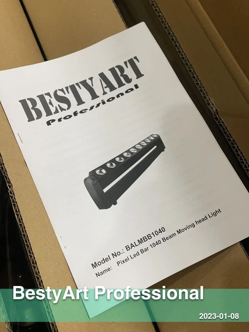 BALMBB1040 Пиксельная Светодиодная панель 10 шт. 40 Вт Луч RGBW 4 в 1 профессиональный сценический прожектор с движущейся головкой