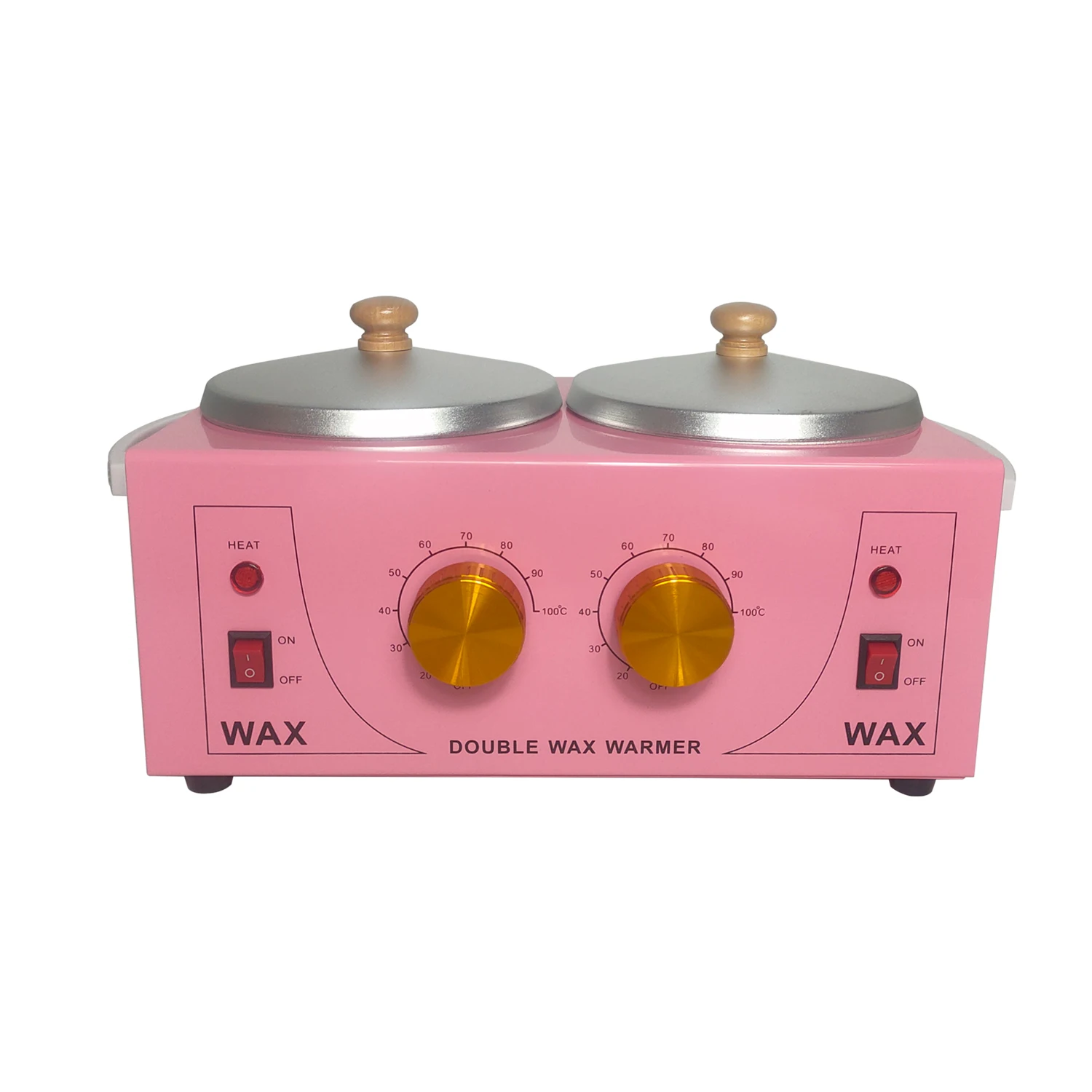 Wholesale private label good quality large single pink paraffin depilatory wax warmer pot heater for hair removal