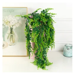 Wholesale high quality Outdoor UV Resistant Artificial fake Hanging Ferns Plants for wall decor