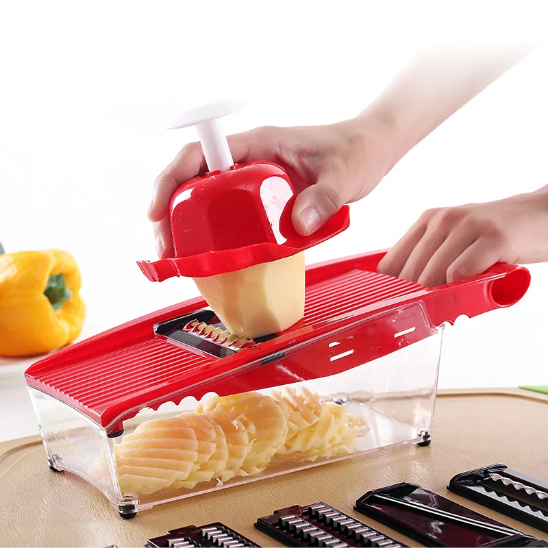 Kitchen multi-functional cucumber and radish slicer potato grater household vegetable and fruit cutting device