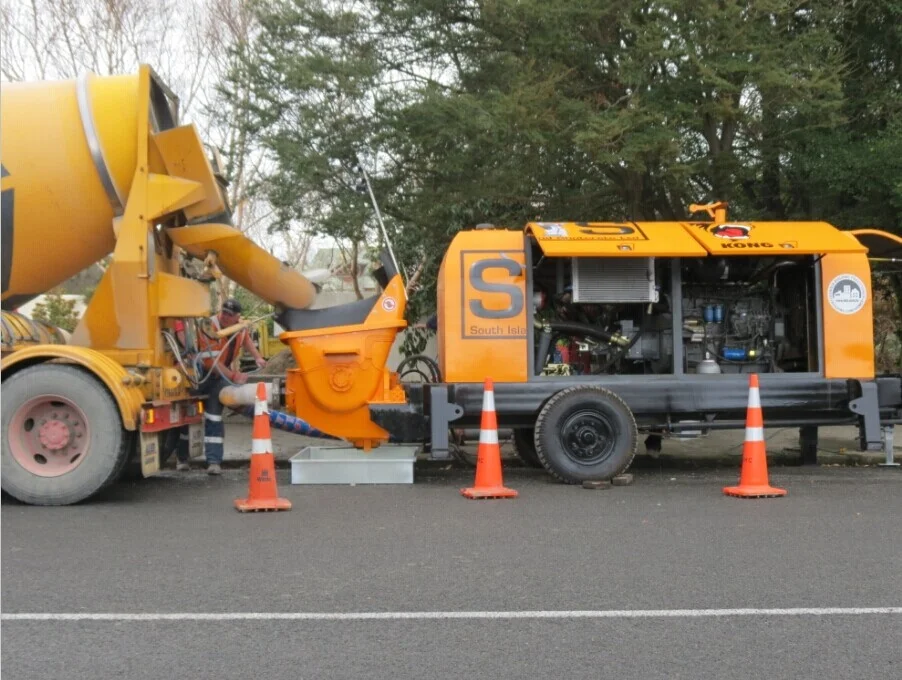 HBT60.13.90S concrete pump, trailer mounted electric type concrete pump for sale