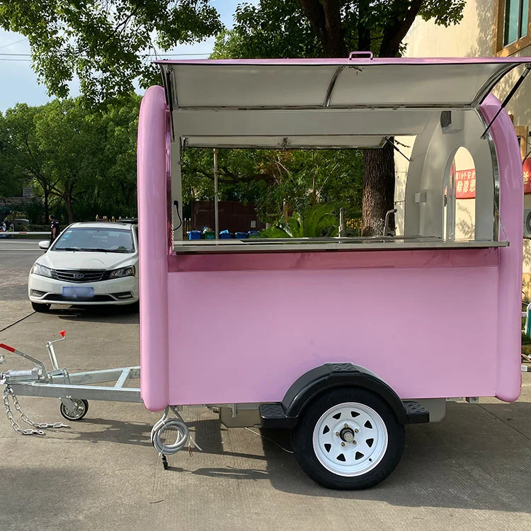 mobile juice concession trailer best quality kiosk fast