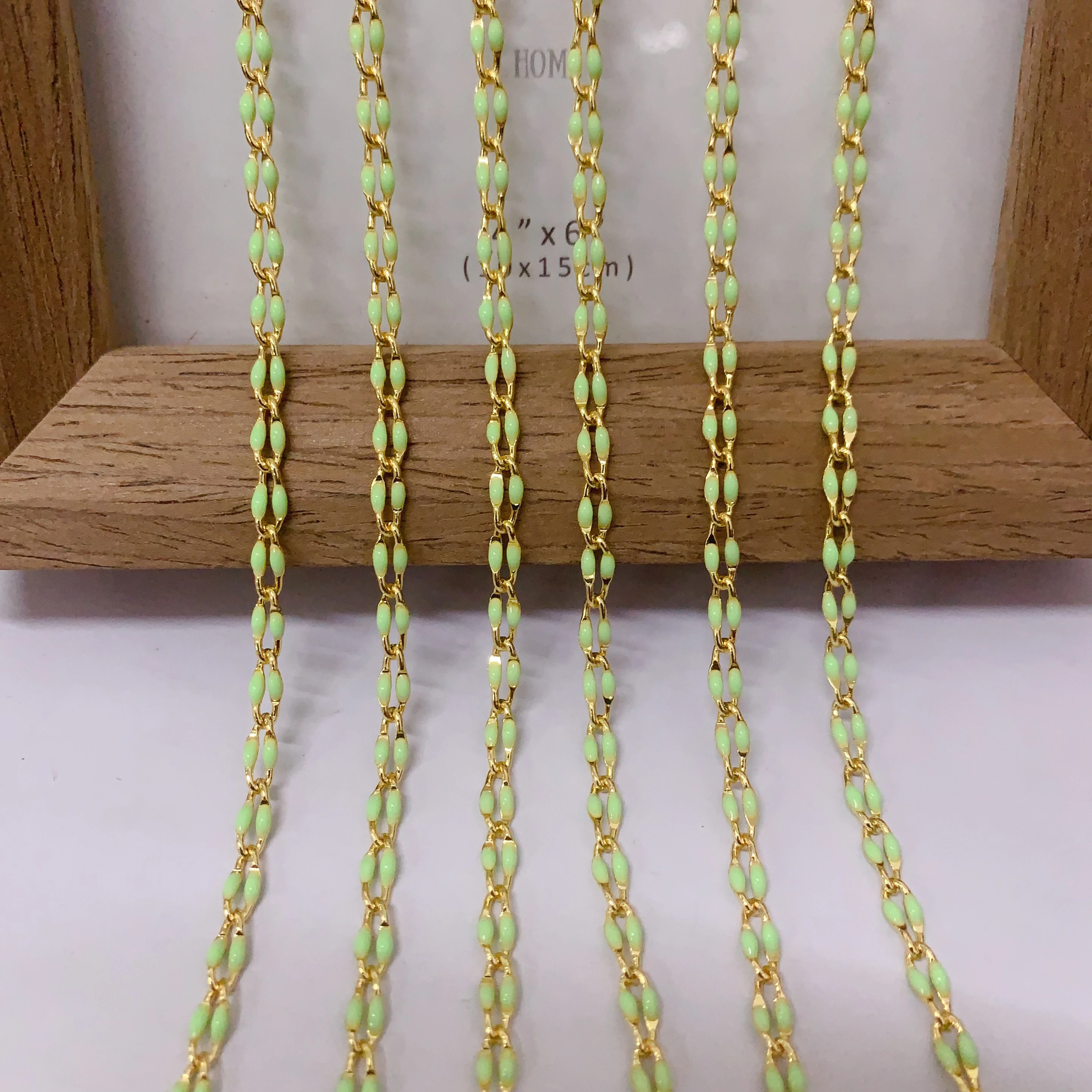 B769 colorful enamel stainless steel chain,hot gold bulk chains for necklace bracelet jewelry accessory diy