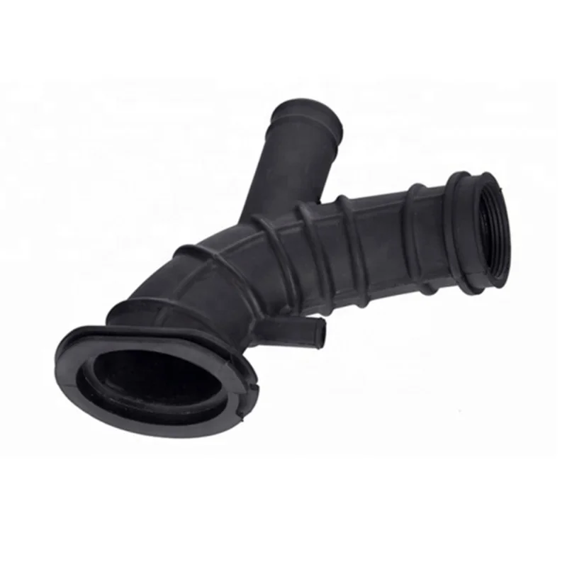 black cold air intake tube EPDM rubber air intake hose