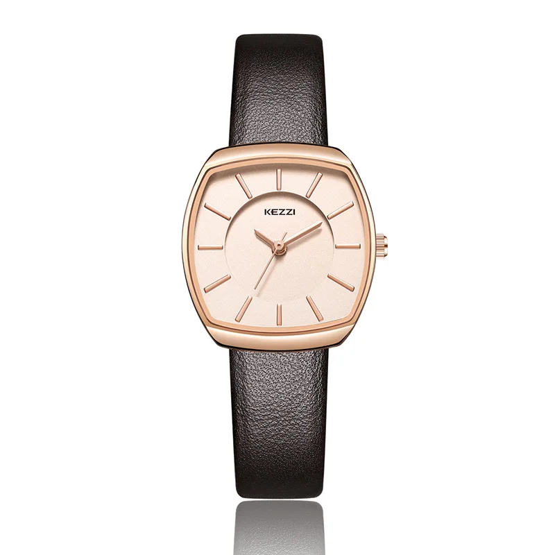 Women Luxury Brand Leather Watch Fashion Square Quartz Ladies Wristwatches Cheap Watches Hand Clock