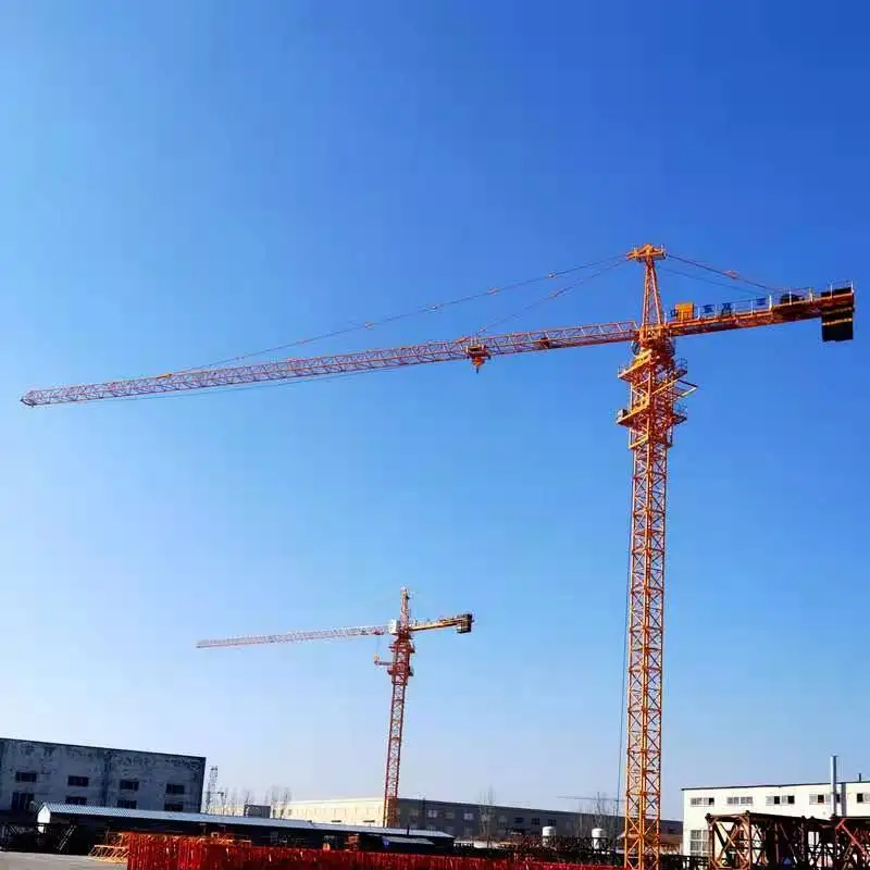 Башенный кран TopKit QTZ63 6Ton TC5211 для строительного здания грузоподъемность 52 м продажа с завода по низкой