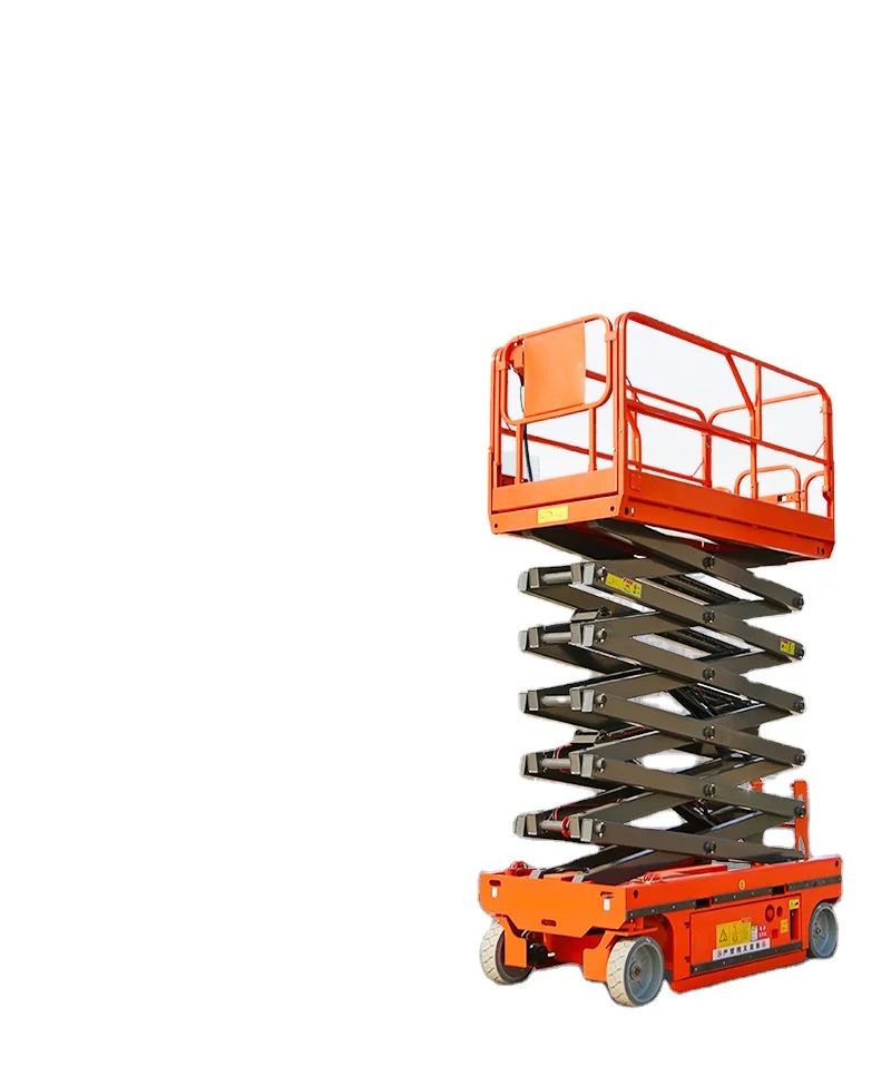 13.8m 227kg Aloft Lifting Platform Self Propelled Scissor Work Lifts