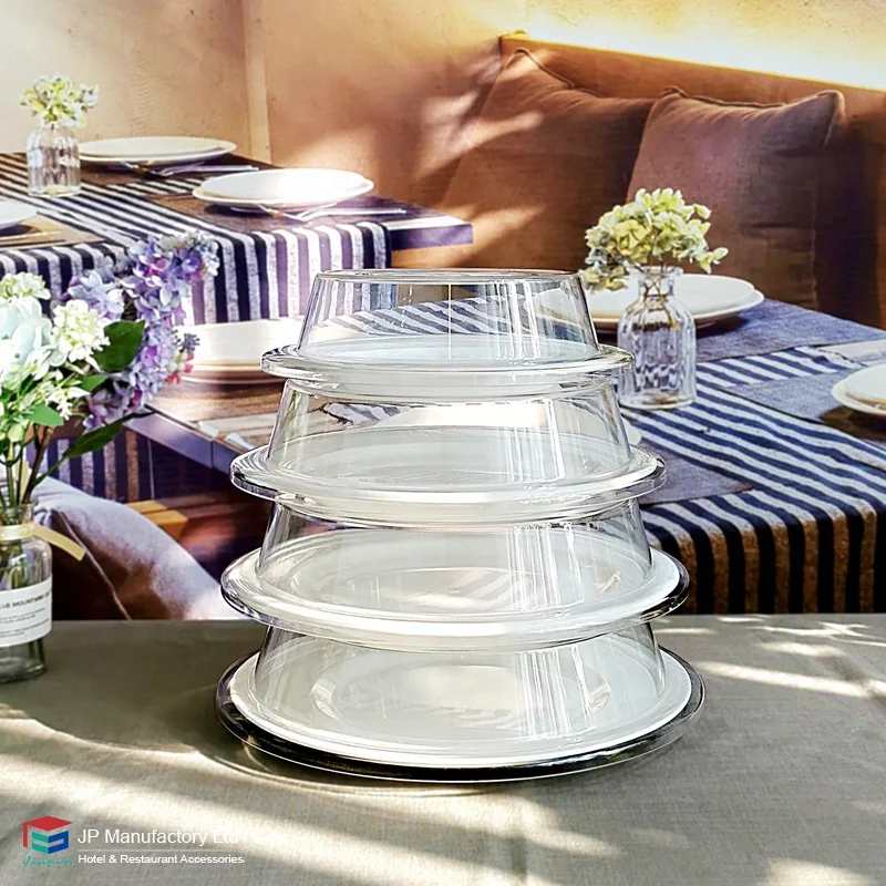 Restaurant use 11.2 inch PC Plate Covers Customized Oval food plate cover  with High Quality