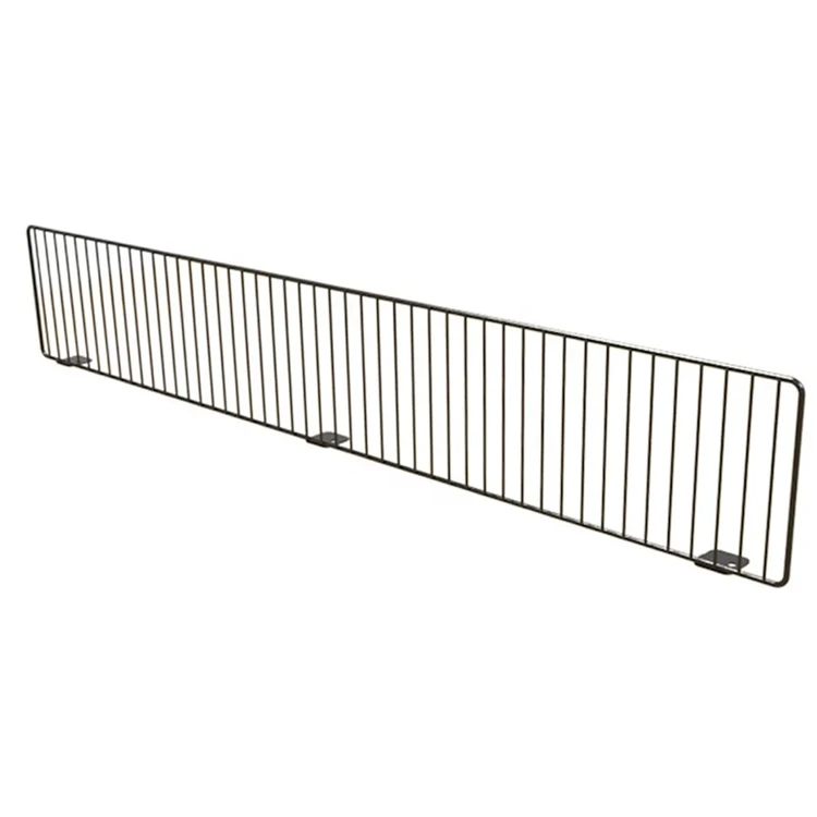Wholesale Chrome Supermarket Shelf Wire Front Fence