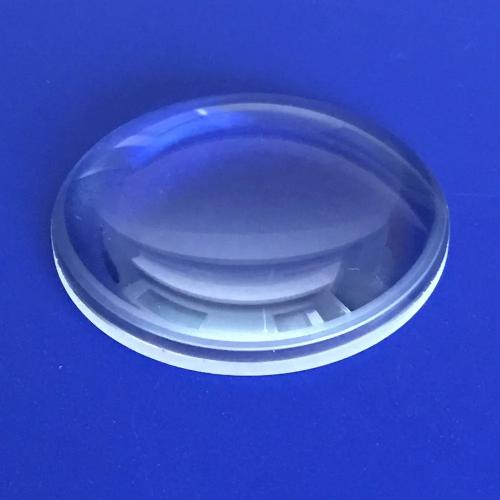 Optical components  design aspheric fused silica sapphire 68mm plano convex lens optical blu cut lenses