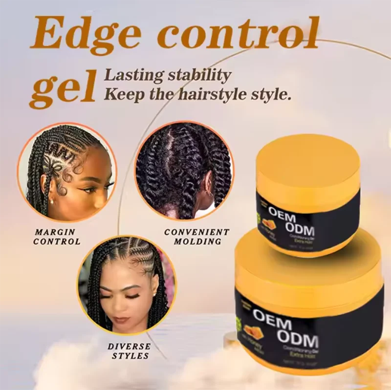 Hot Selling Edge Control Shine And Jam Hair Gel Extra Hold Styling Gel Wax For Black Hair Locks Weaves Braids