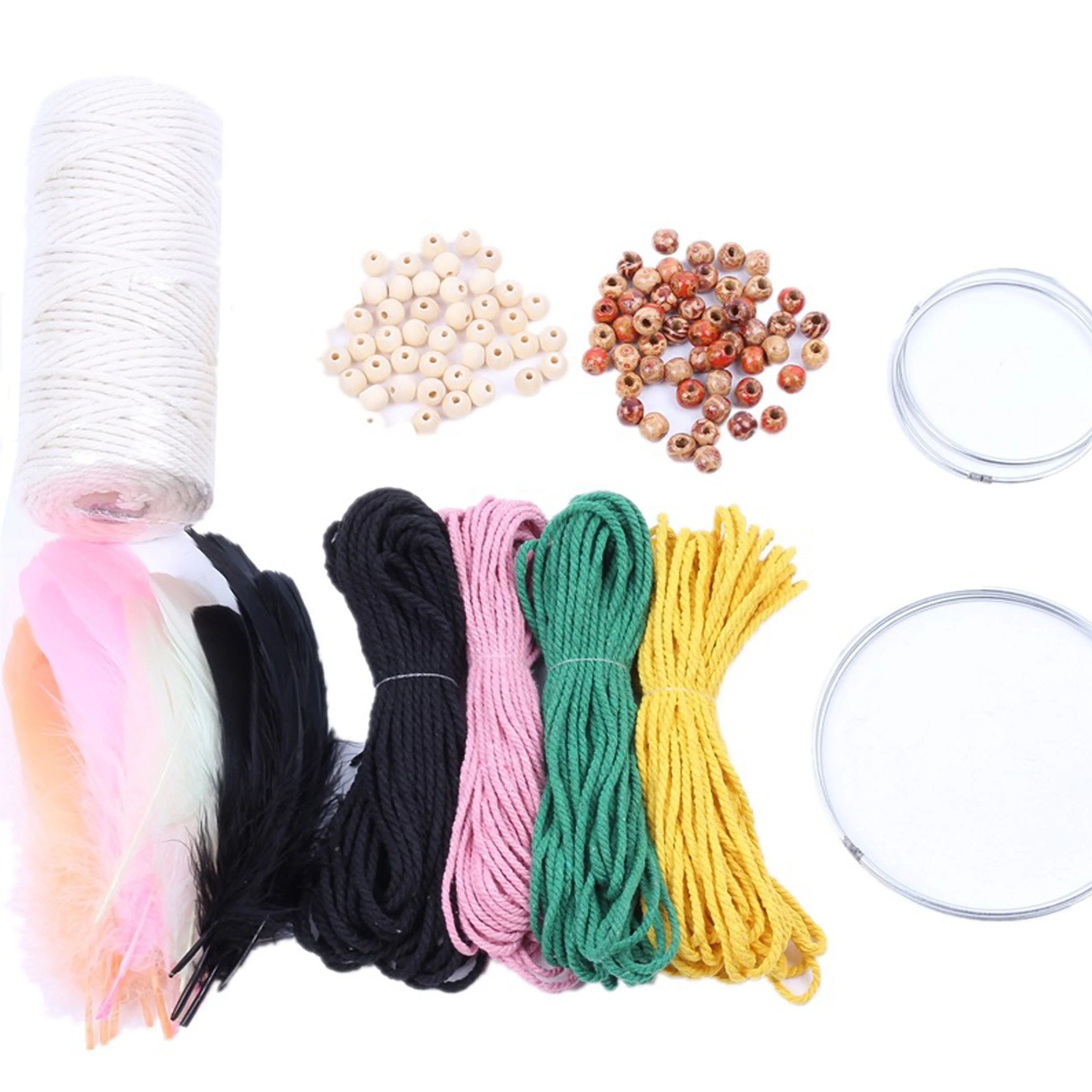 Knitting Kit Macrame Cord Kit for DIY Plant Hanging Flowerpot Woven Hanging Basket Home Decor Supply