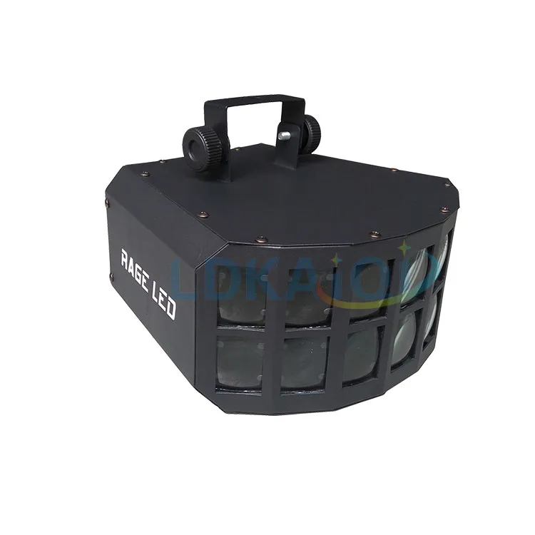 Disco Sound Dj Equipment Led Double Butterfly Light Nightclub Derby Laser Effect Lighting