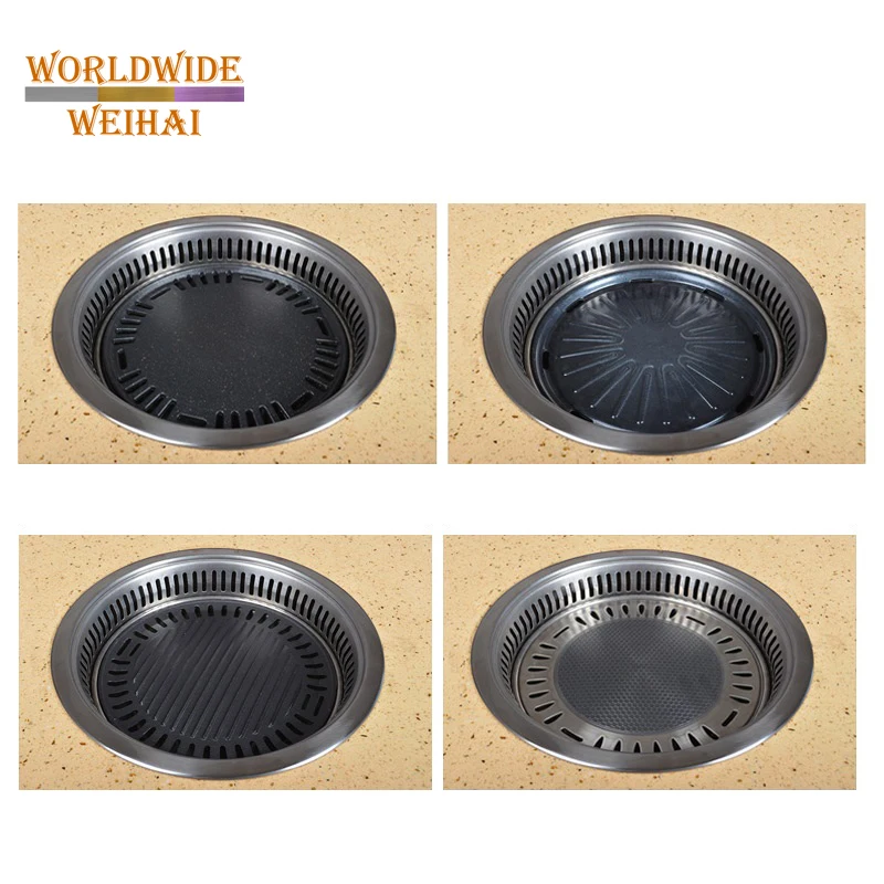 korean bbq grill smokeless charcoal/round electric smokeless bbq grill/smokeless indoor stove top bbq grill