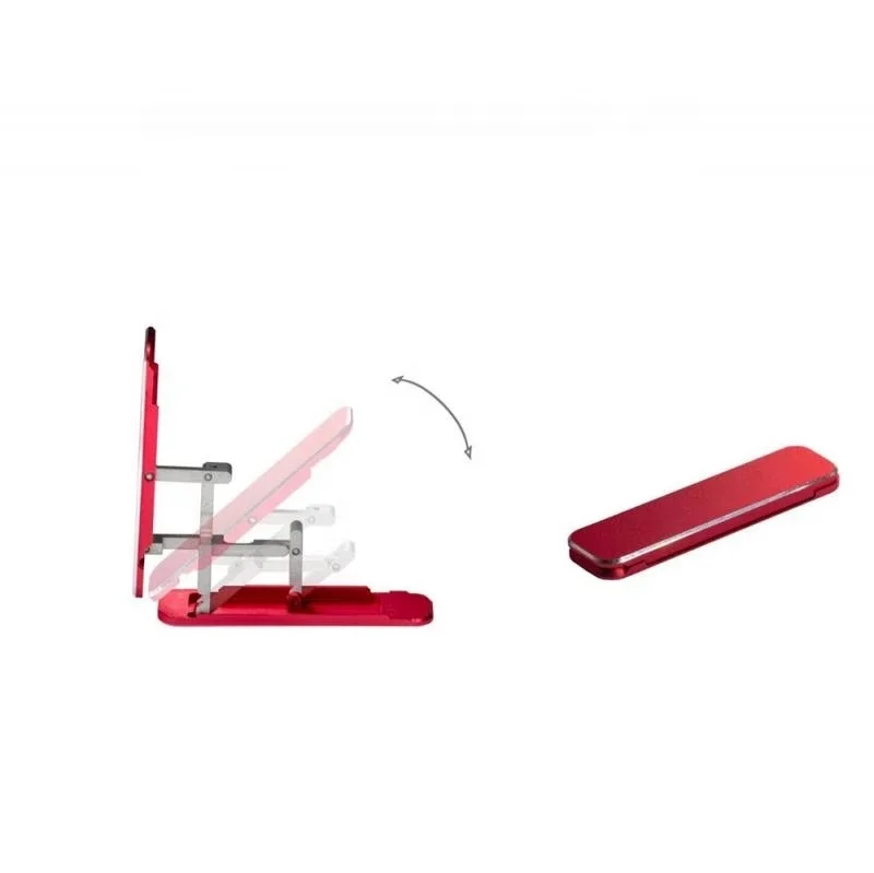 Shenzhen Universal Back Hidden Aluminum Alloy Desktop Mini Metal Foldable mobile Phone support holder for iphone for samsung